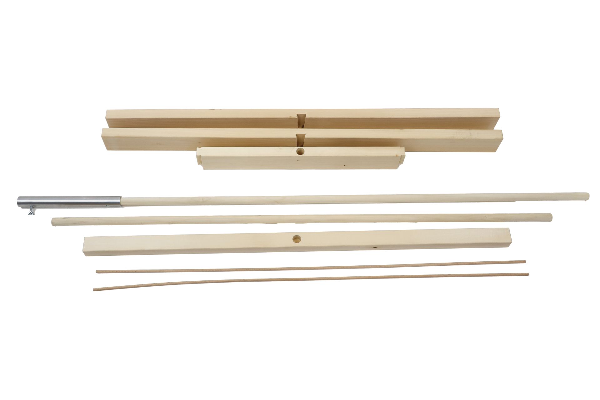 wood stand double